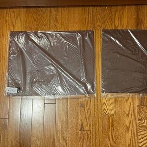 2x Rustico Genuine Leather Placemats Saddle Cowhide